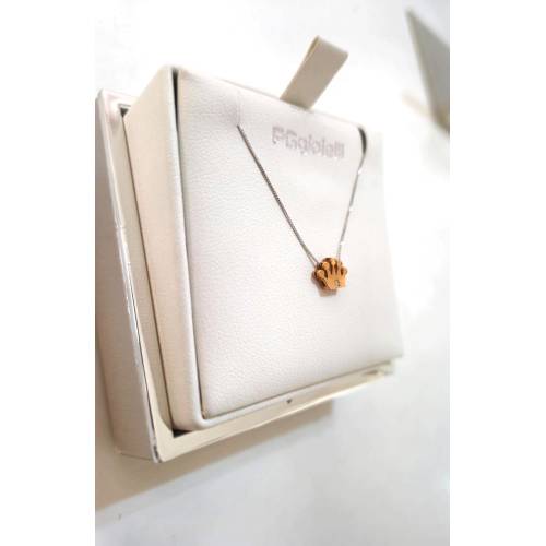 COLLANA Ciondolo CORONA Con DIAMANTE...