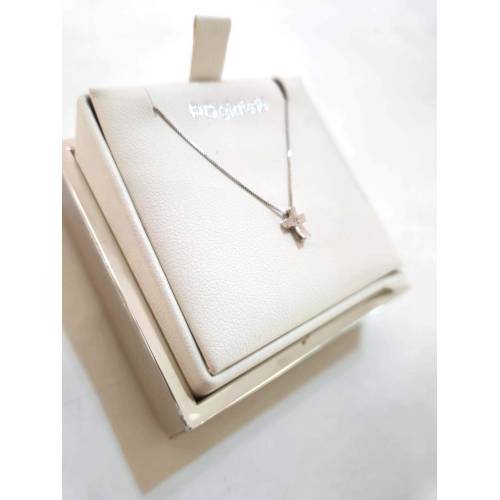 COLLANA CROCE Con DIAMANTE Pg...