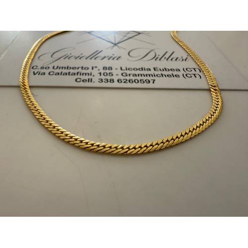 COLLANA ORO GIALLO 18 Karati 750%...