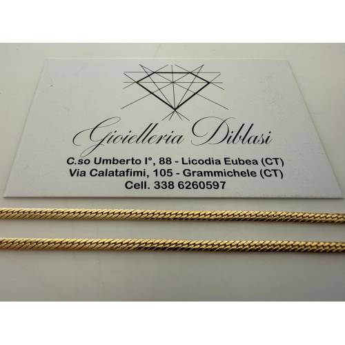 COLLANA ORO GIALLO 18 Karati 750%...