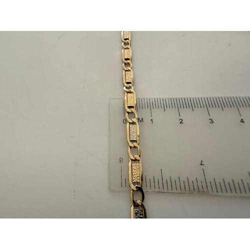 COLLANA ORO 18 KT 750% Giallo Bianco...