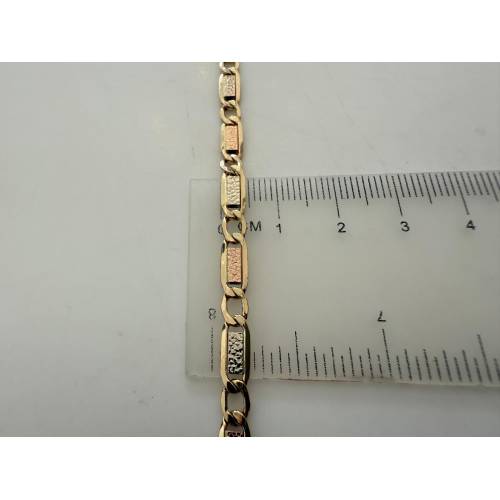 COLLANA ORO GIALLO BIANCO ROSSO 18 Kt...