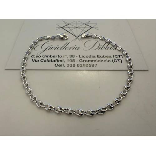 BRACCIALE In ORO BIANCO 18 KARATI...