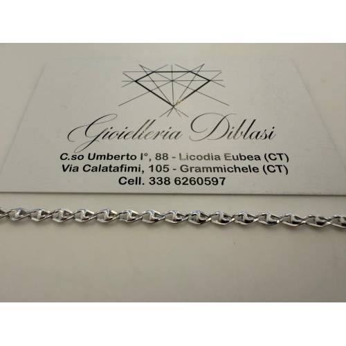 BRACCIALE In ORO BIANCO 18 KARATI...