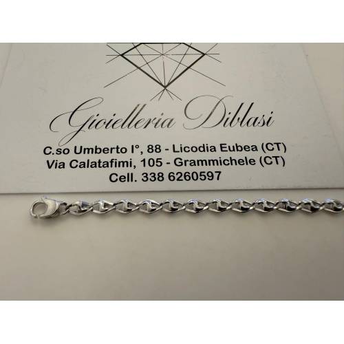 BRACCIALE In ORO BIANCO 18 KARATI...