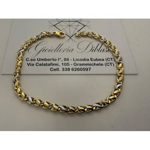 BRACCIALE Uomo Donna Unisex In Oro 18...