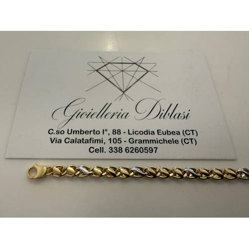 BRACCIALE Uomo Donna Unisex In Oro 18...