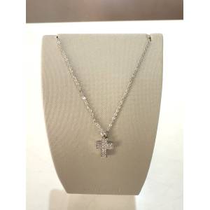 COLLANA CROCE Con DIAMANTI...