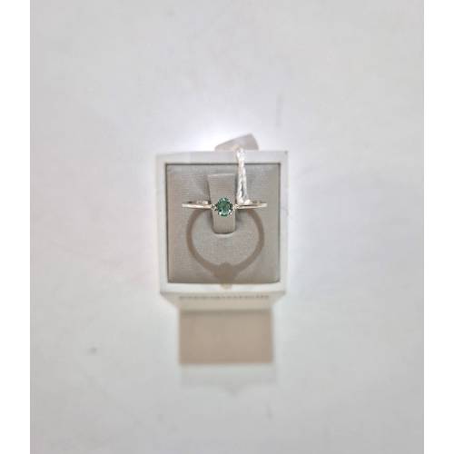 ANELLO Con SMERALDO E DIAMANTI ORO...