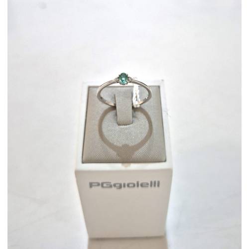ANELLO Con SMERALDO E DIAMANTI ORO...
