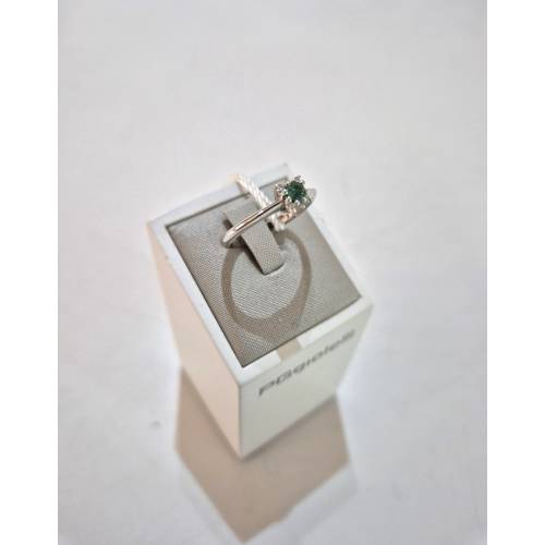 ANELLO Con SMERALDO E DIAMANTI ORO...