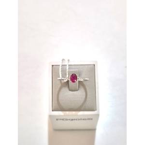 ANELLO SOLITARIO Oro Bianco...