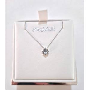 COLLANA ACQUAMARINA Ovale E...