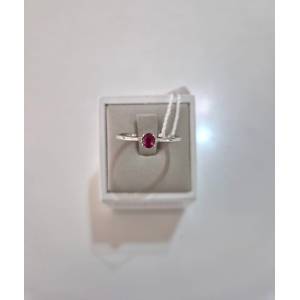 ANELLO SOLITARIO Oro Bianco...