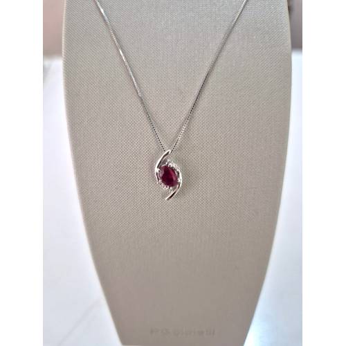 COLLANA RUBINO E DIAMANTI Pg Gioielli...