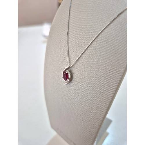 COLLANA RUBINO E DIAMANTI Pg Gioielli...