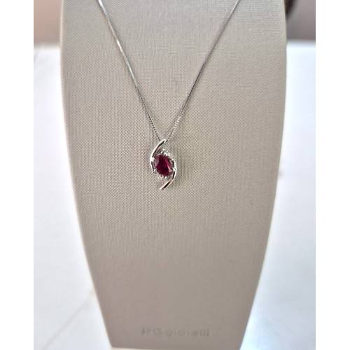 COLLANA RUBINO E DIAMANTI Pg Gioielli...