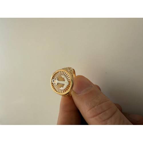 ANELLO Da Uomo In ORO 18 Karati 750%...