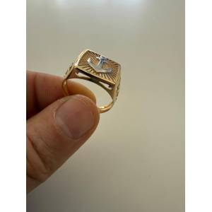 ANELLO Da Uomo ORO 18... 2
