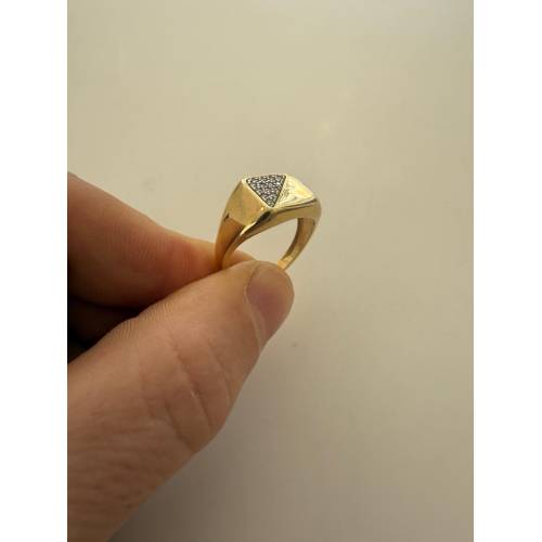 ANELLO Da Uomo In ORO 18 Karati 750%...