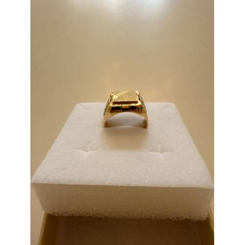 ANELLO Uomo ORO 18 Karati 750% GIALLO...