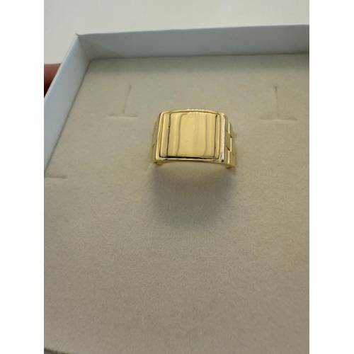 ANELLO UOMO ORO GIALLO 18 KARATI 750%...