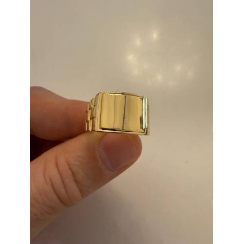 ANELLO UOMO ORO GIALLO 18 KARATI 750%...