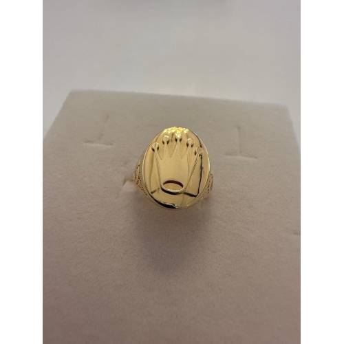 ANELLO Ovale Da Uomo In ORO GIALLO 18...