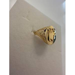 ANELLO Ovale Da Uomo In ORO... 2