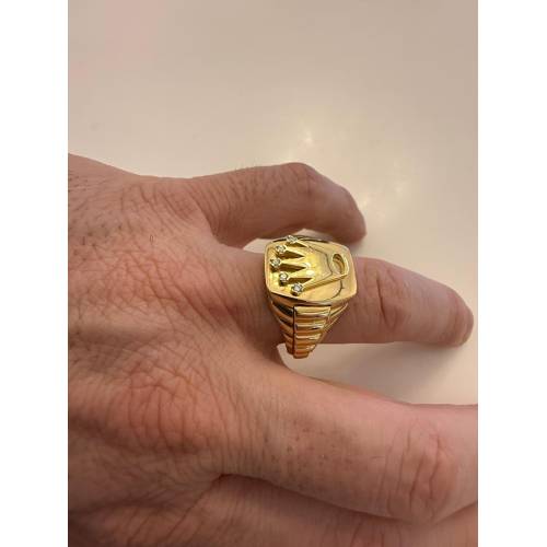 ANELLO Da Uomo ORO GIALLO 18 KARATI...
