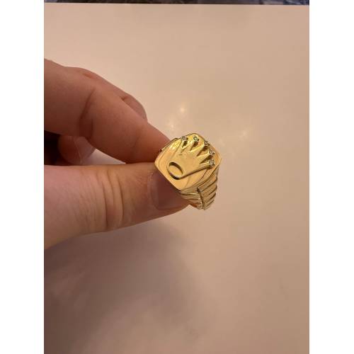 ANELLO Da Uomo ORO GIALLO 18 KARATI...