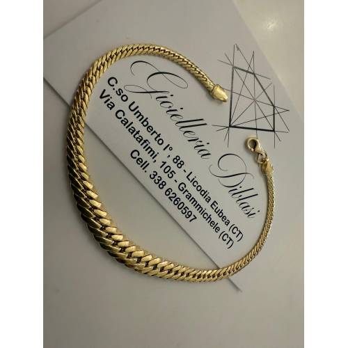 BRACCIALE ORO GIALLO 18 Karati 750%...