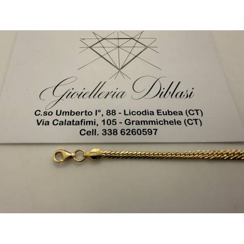 BRACCIALE ORO GIALLO 18 Karati 750%...