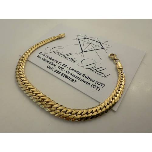 BRACCIALE ORO GIALLO 18 Karati 750%...