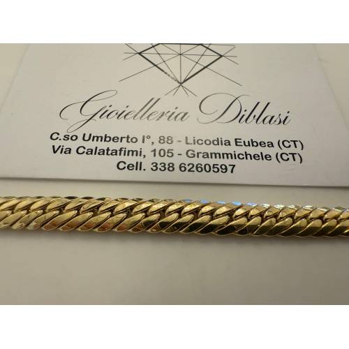 BRACCIALE ORO GIALLO 18 Karati 750%...
