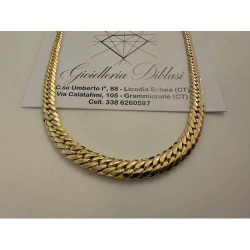 COLLANA ORO GIALLO 18 Karati 750%...