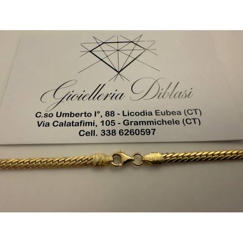 COLLANA ORO GIALLO 18 Karati 750%...