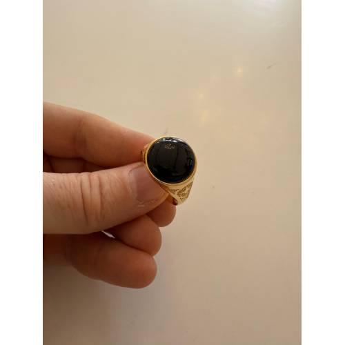 ANELLO Da Uomo In ORO 18 Karati 750%...