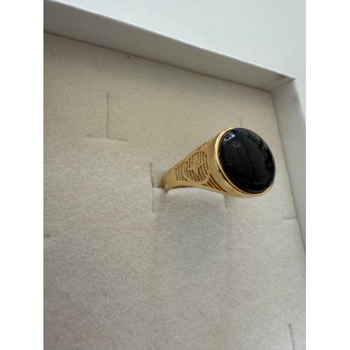 ANELLO Da Uomo In ORO 18 Karati 750%...