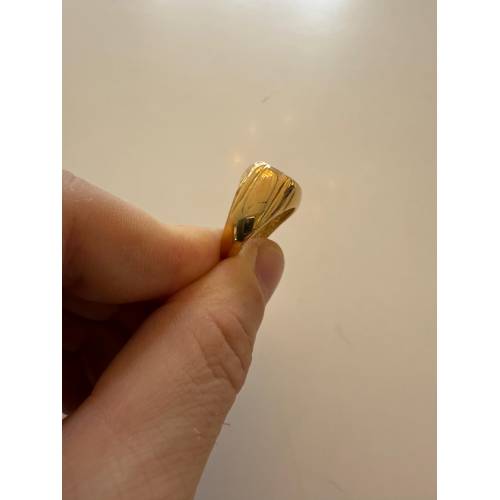 ANELLO Da Uomo ORO 18 Karati 750%...