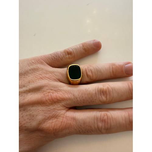 ANELLO Da Uomo ORO 18 Karati 750%...