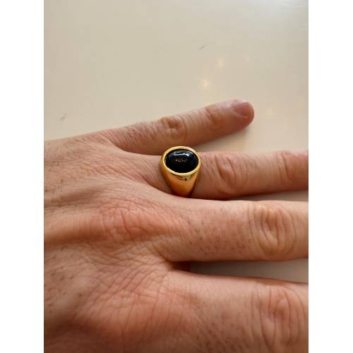 ANELLO Da Uomo In ORO 18 Karati 750%...