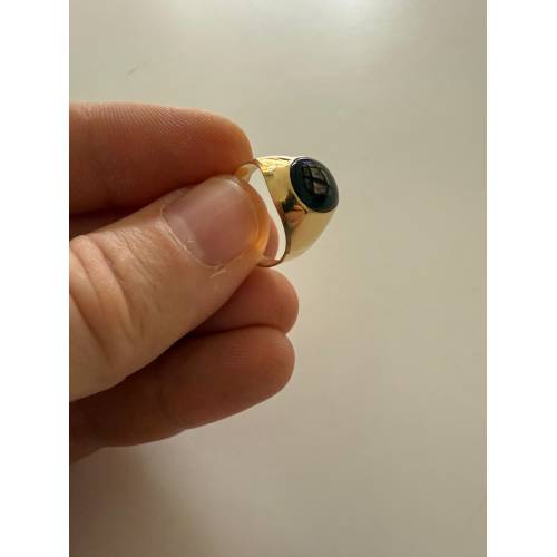 ANELLO Da Uomo In ORO 18 Karati 750%...