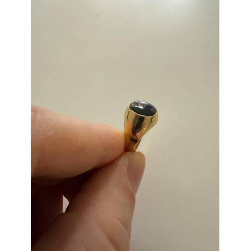 ANELLO Da Uomo In ORO 18 Karati 750%...