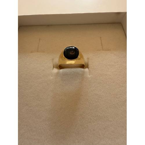 ANELLO Da Uomo In ORO 18 Karati 750%...