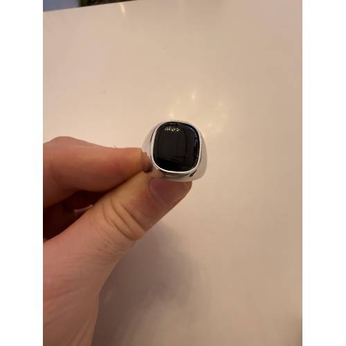 ANELLO Da Uomo In ORO 18 Karati 750%...