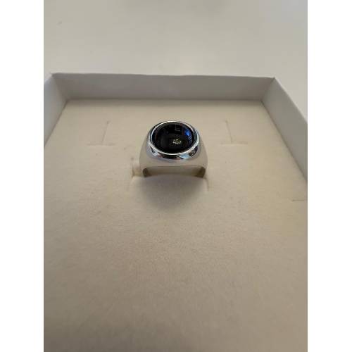 ANELLO Uomo ORO 18 Karati 750% BIANCO...