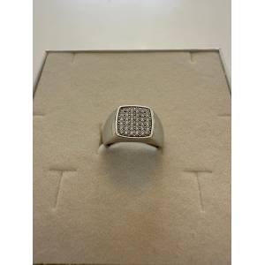 ANELLO Da Uomo Squadrato In...