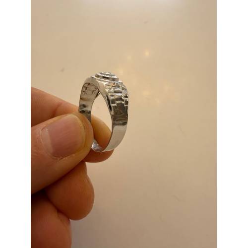 ANELLO Da Uomo In ORO 18 Karati 750%...