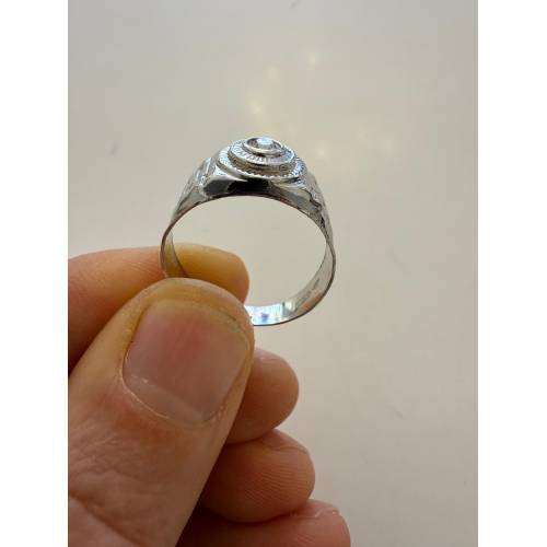 ANELLO Da Uomo In ORO 18 Karati 750%...